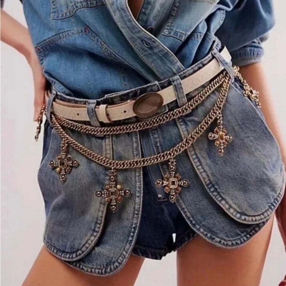 Free People Prince Street Denim Shorts